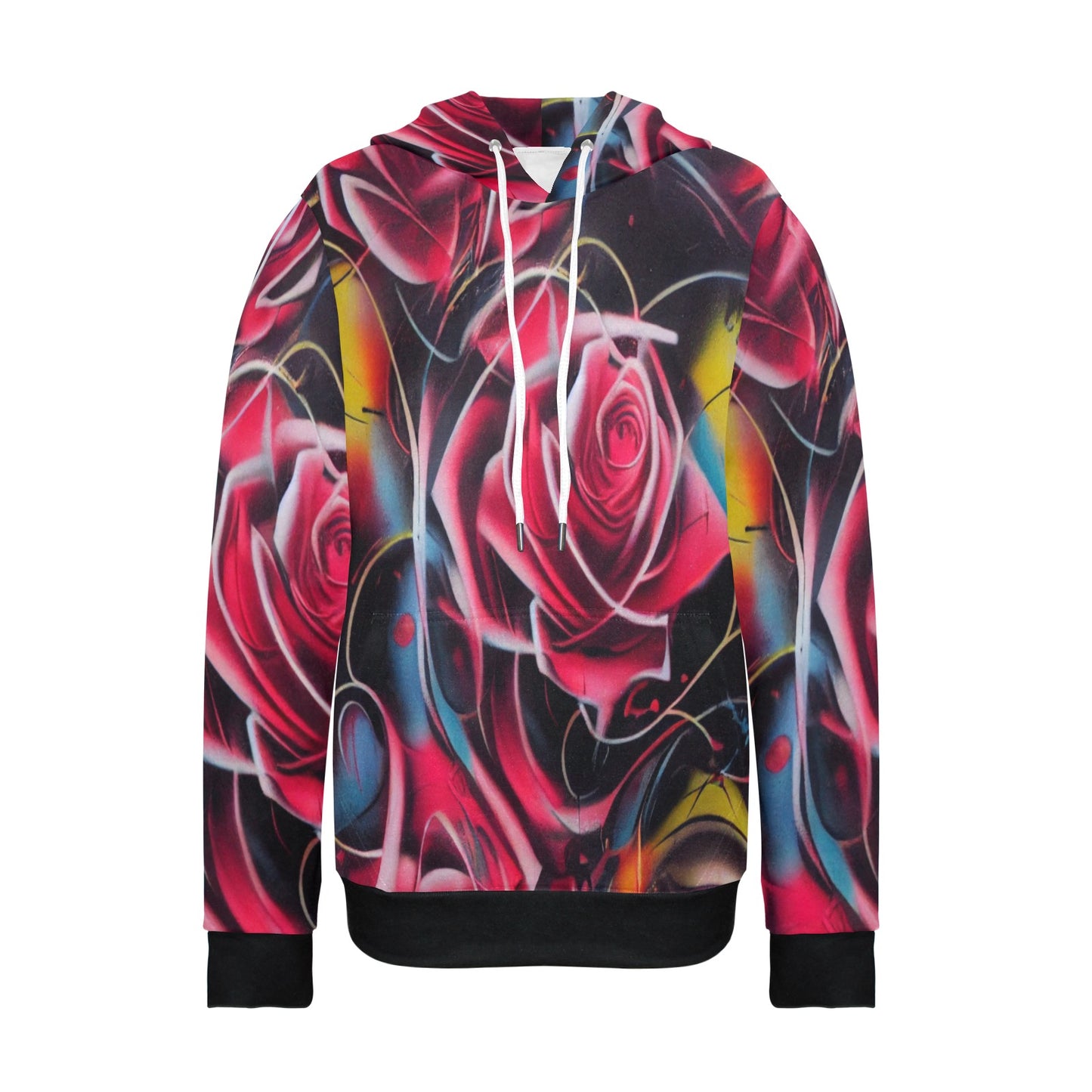 rose full sublimation hoodie